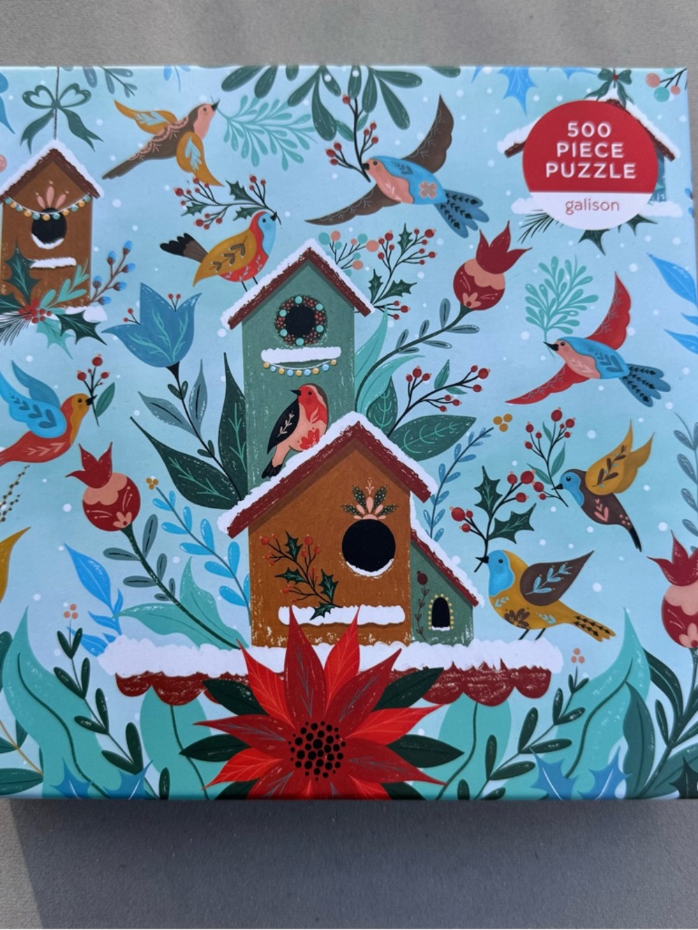 Galison 500 Piece Winter Perch Jigsaw Puzzle